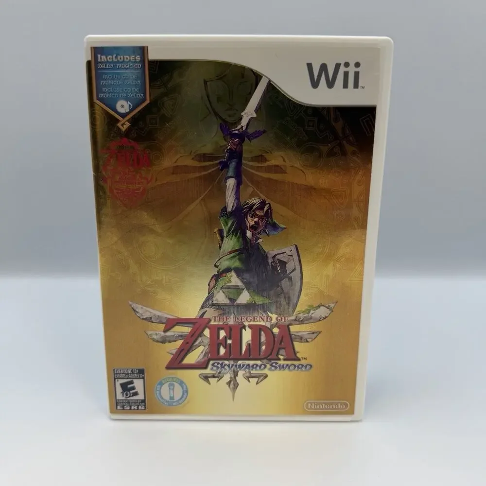 The Legend of Zelda: Skyward Sword (Nintendo Wii) CIB w/ Soundtrack CD - Tested